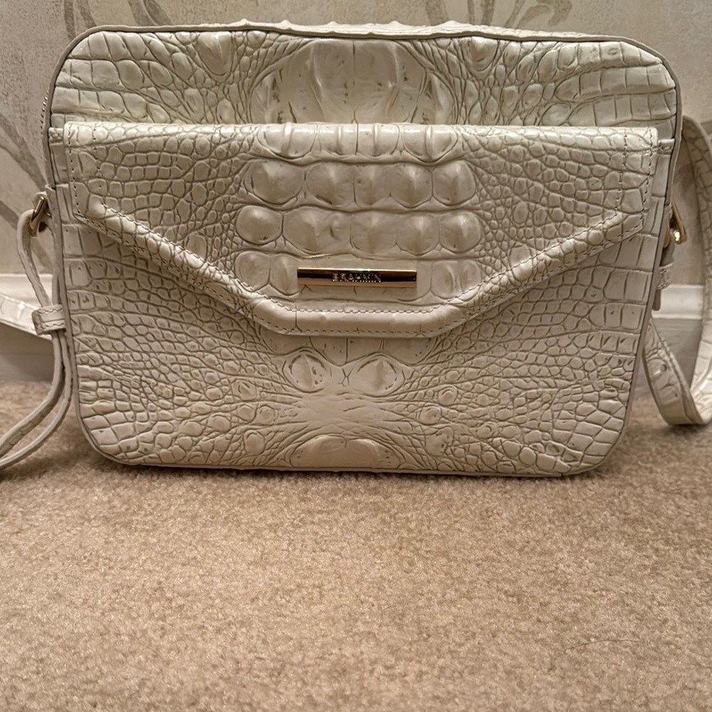 Brahmin Shea Coconut Milk Melbourne Crossbody Bag NWOT